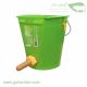 سطل شیر گوساله کربل با مکانیزم بهداشتی (KERBL Calf Bucket with Hygienic Valve)